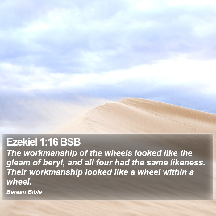 Ezekiel 1:16 BSB Bible Study