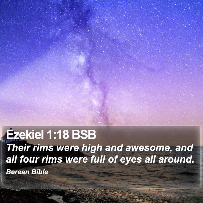 Ezekiel 1:18 BSB Bible Study