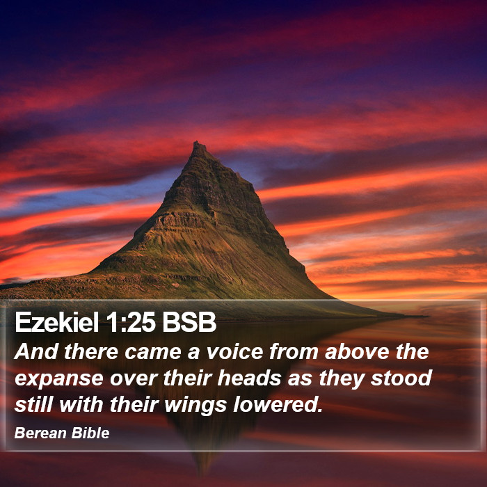 Ezekiel 1:25 BSB Bible Study