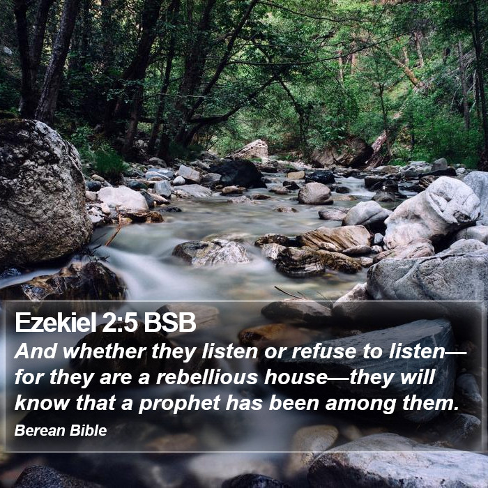 Ezekiel 2:5 BSB Bible Study