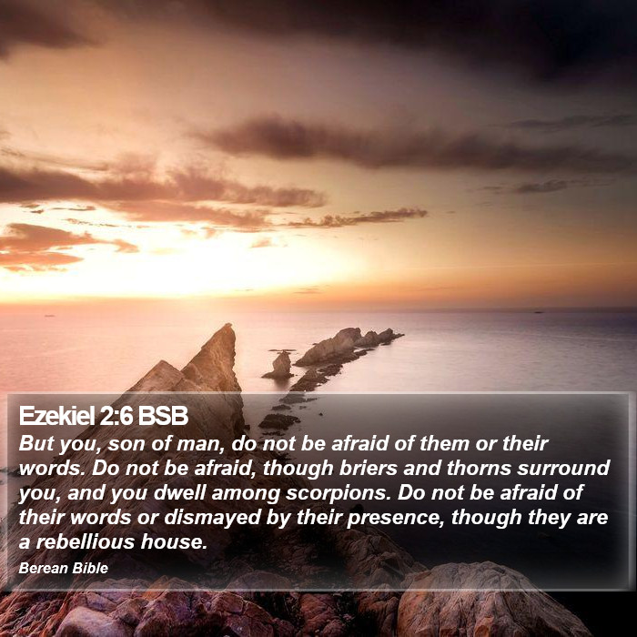 Ezekiel 2:6 BSB Bible Study