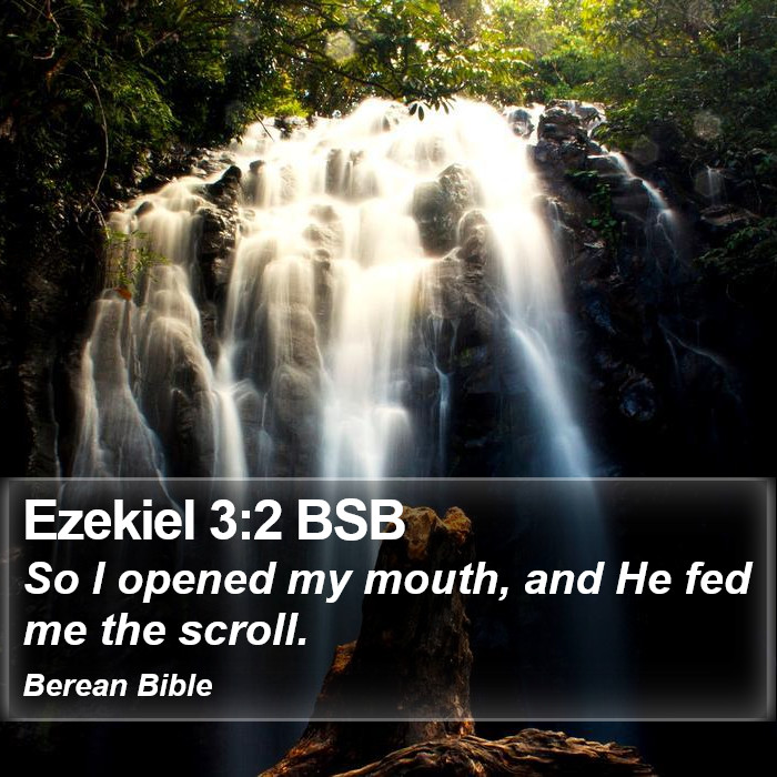 Ezekiel 3:2 BSB Bible Study