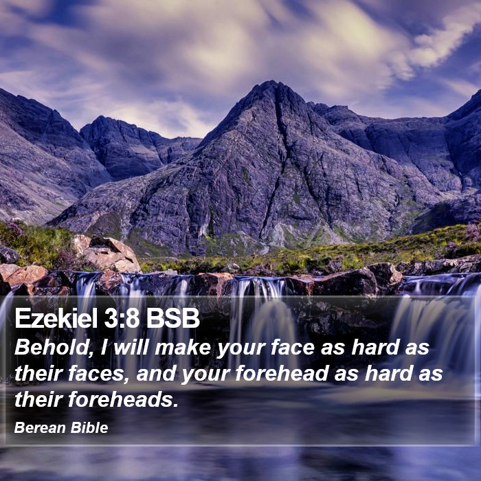 Ezekiel 3:8 BSB Bible Study