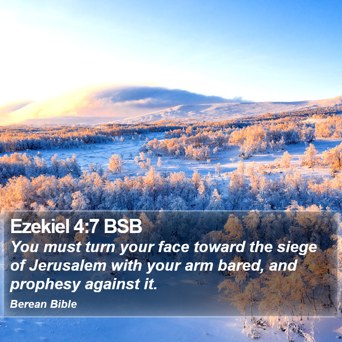 Ezekiel 4:7 BSB Bible Study