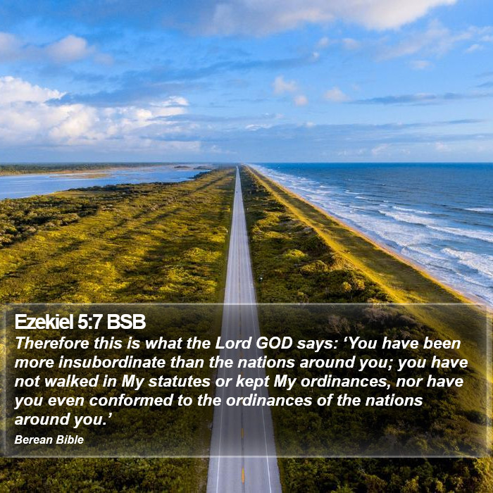 Ezekiel 5:7 BSB Bible Study