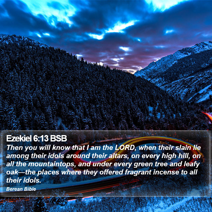 Ezekiel 6:13 BSB Bible Study