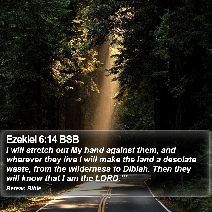 Ezekiel 6:14 BSB Bible Study