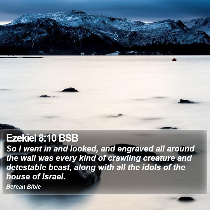 Ezekiel 8:10 BSB Bible Study