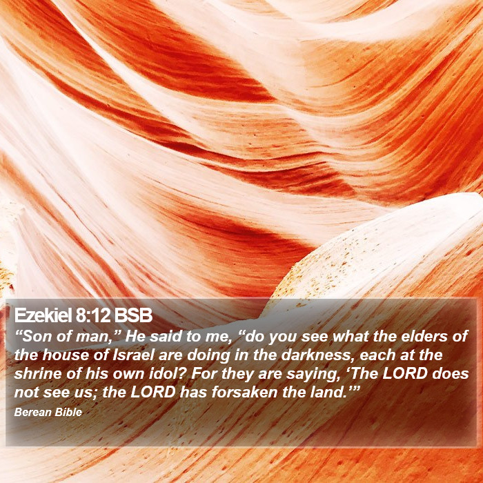 Ezekiel 8:12 BSB Bible Study