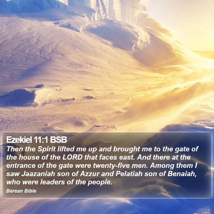 Ezekiel 11:1 BSB Bible Study