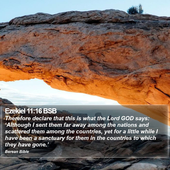 Ezekiel 11:16 BSB Bible Study