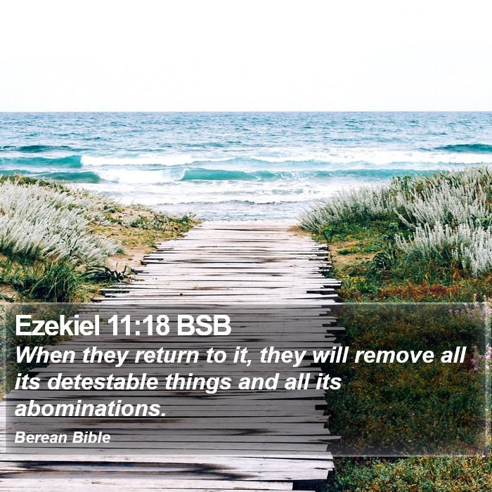 Ezekiel 11:18 BSB Bible Study