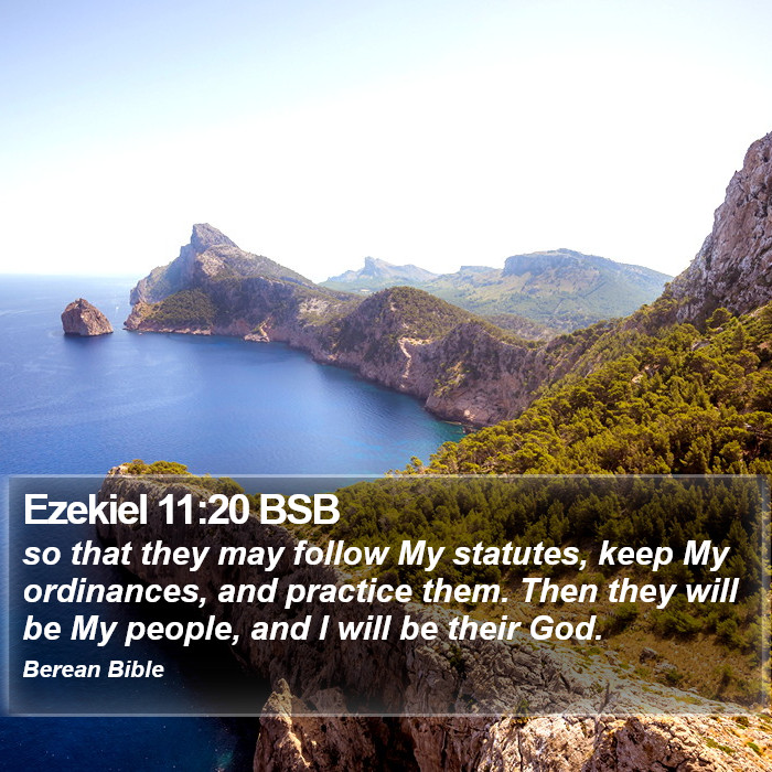 Ezekiel 11:20 BSB Bible Study