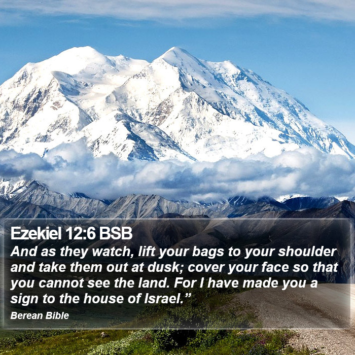 Ezekiel 12:6 BSB Bible Study