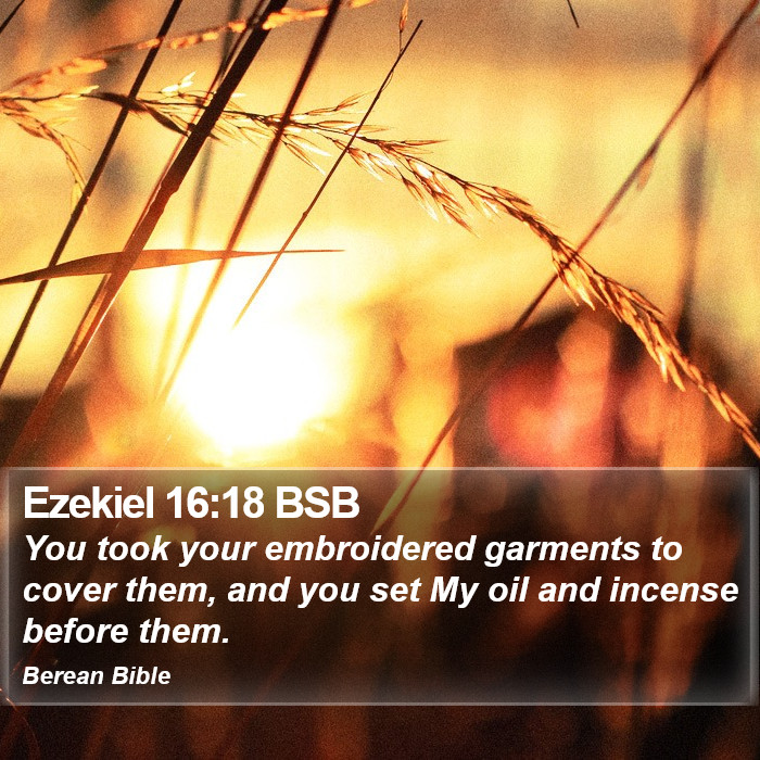 Ezekiel 16:18 BSB Bible Study