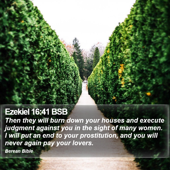 Ezekiel 16:41 BSB Bible Study