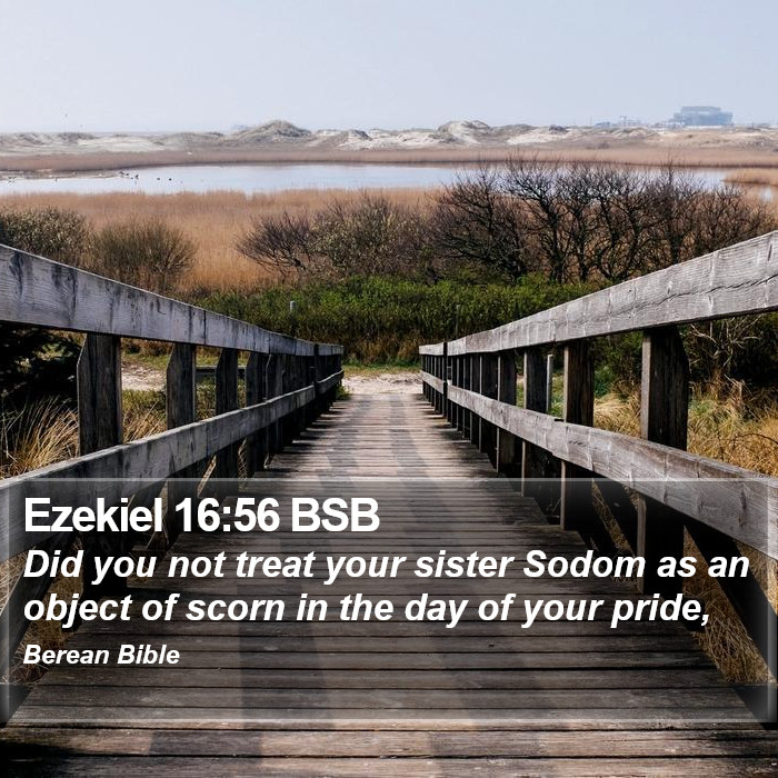 Ezekiel 16:56 BSB Bible Study