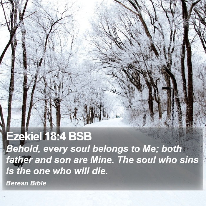 Ezekiel 18:4 BSB Bible Study