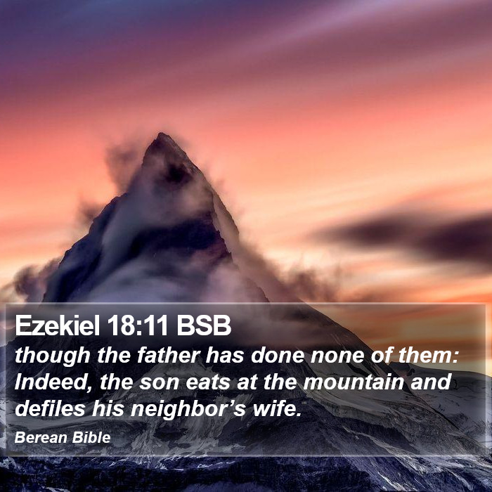 Ezekiel 18:11 BSB Bible Study