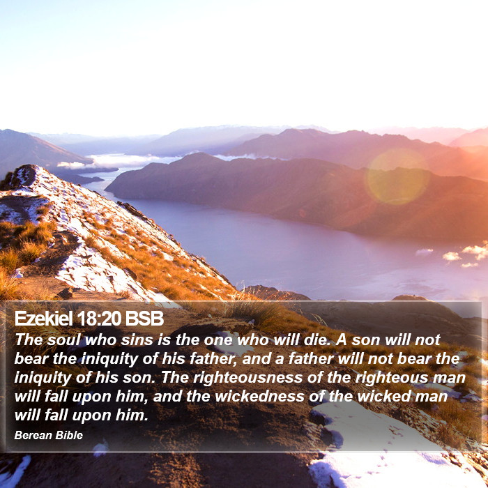 Ezekiel 18:20 BSB Bible Study