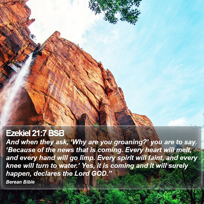 Ezekiel 21:7 BSB Bible Study