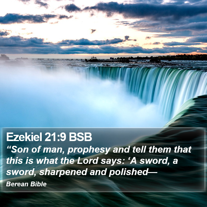 Ezekiel 21:9 BSB Bible Study