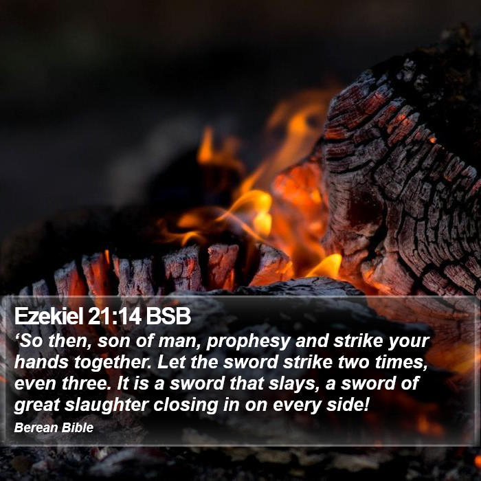 Ezekiel 21:14 BSB Bible Study