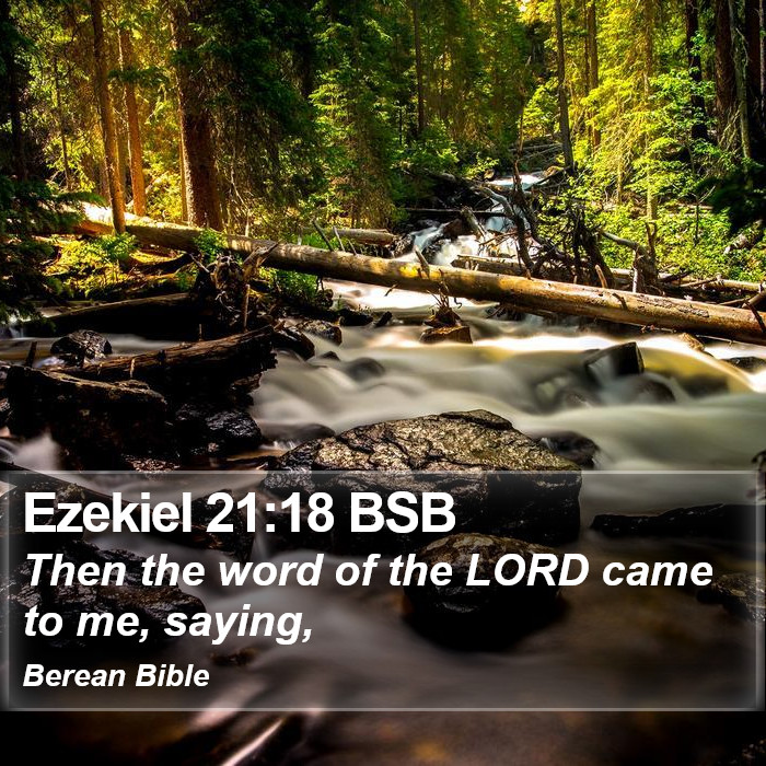 Ezekiel 21:18 BSB Bible Study