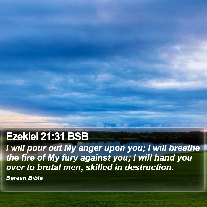 Ezekiel 21:31 BSB Bible Study