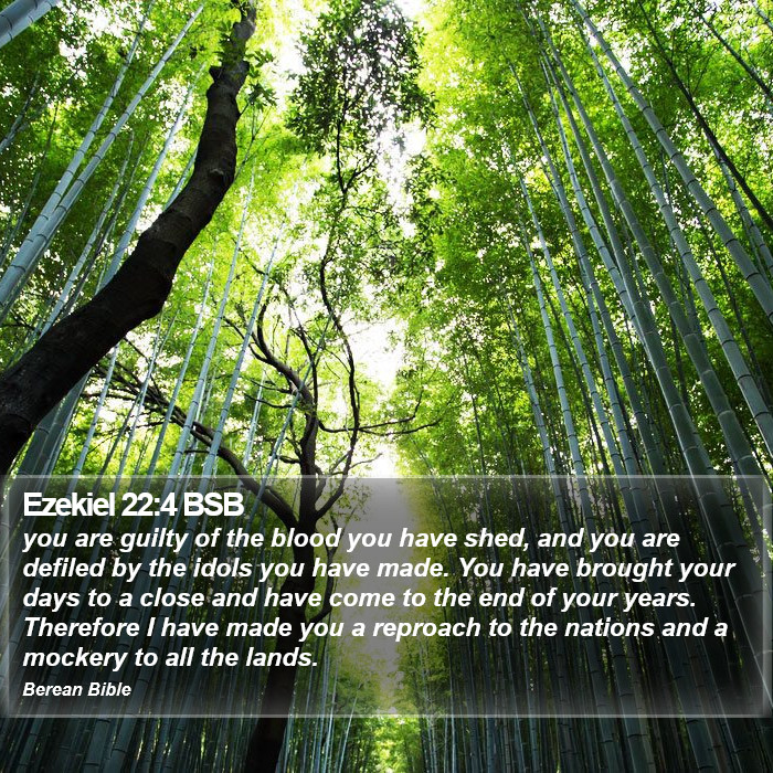 Ezekiel 22:4 BSB Bible Study