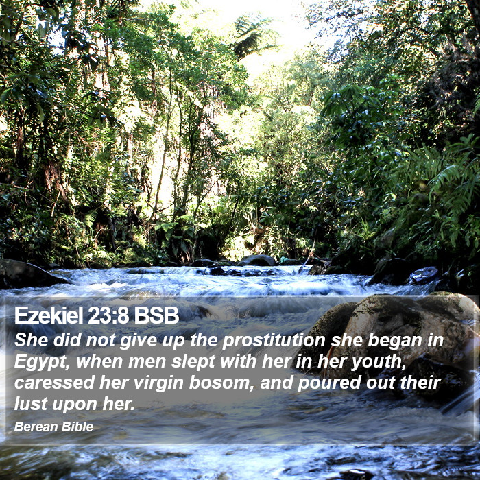 Ezekiel 23:8 BSB Bible Study