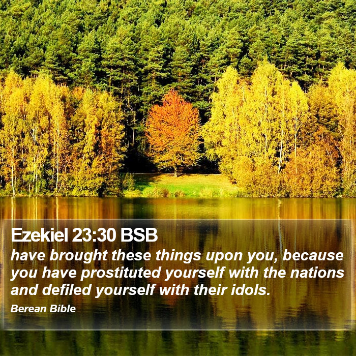 Ezekiel 23:30 BSB Bible Study