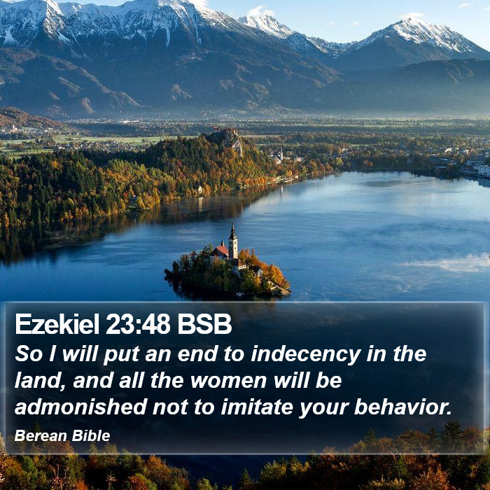 Ezekiel 23:48 BSB Bible Study