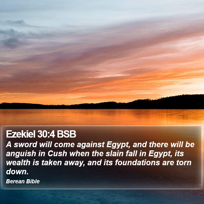 Ezekiel 30:4 BSB Bible Study