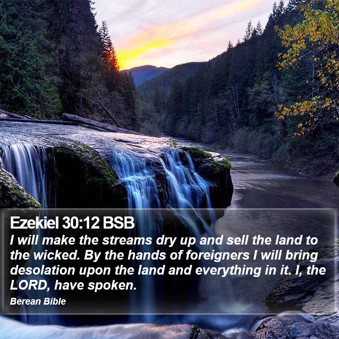 Ezekiel 30:12 BSB Bible Study