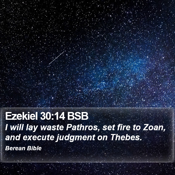 Ezekiel 30:14 BSB Bible Study