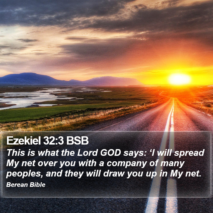 Ezekiel 32:3 BSB Bible Study