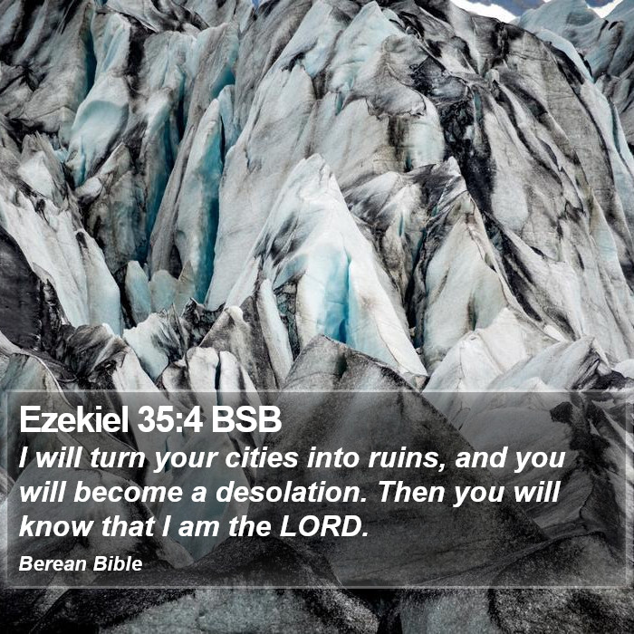 Ezekiel 35:4 BSB Bible Study