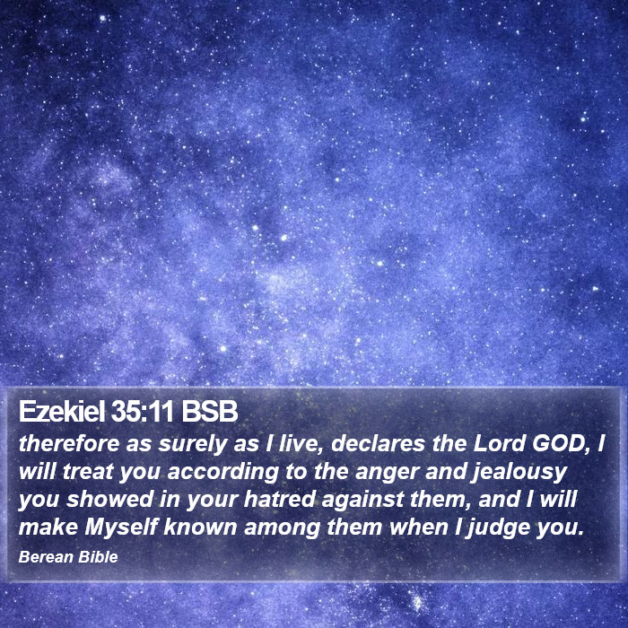 Ezekiel 35:11 BSB Bible Study