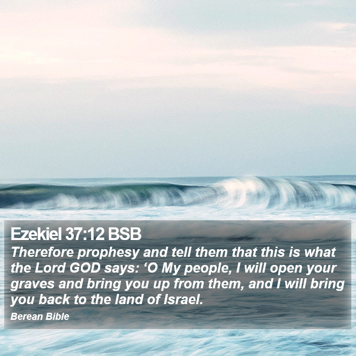 Ezekiel 37:12 BSB Bible Study