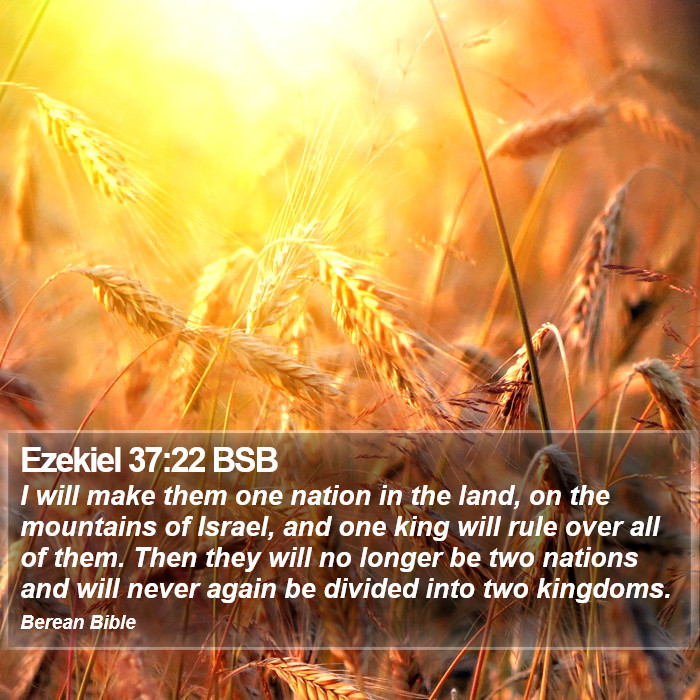 Ezekiel 37:22 BSB Bible Study