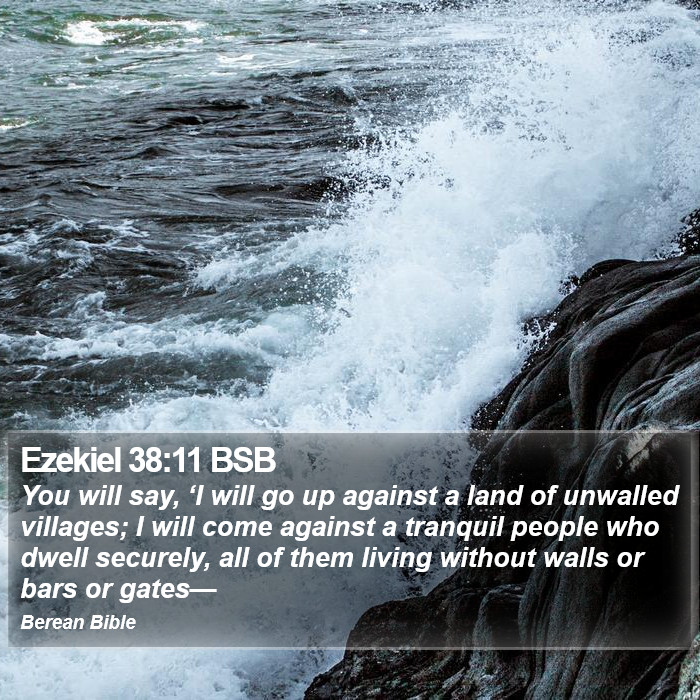 Ezekiel 38:11 BSB Bible Study