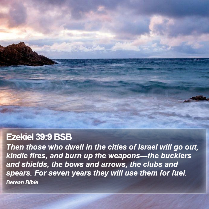 Ezekiel 39:9 BSB Bible Study