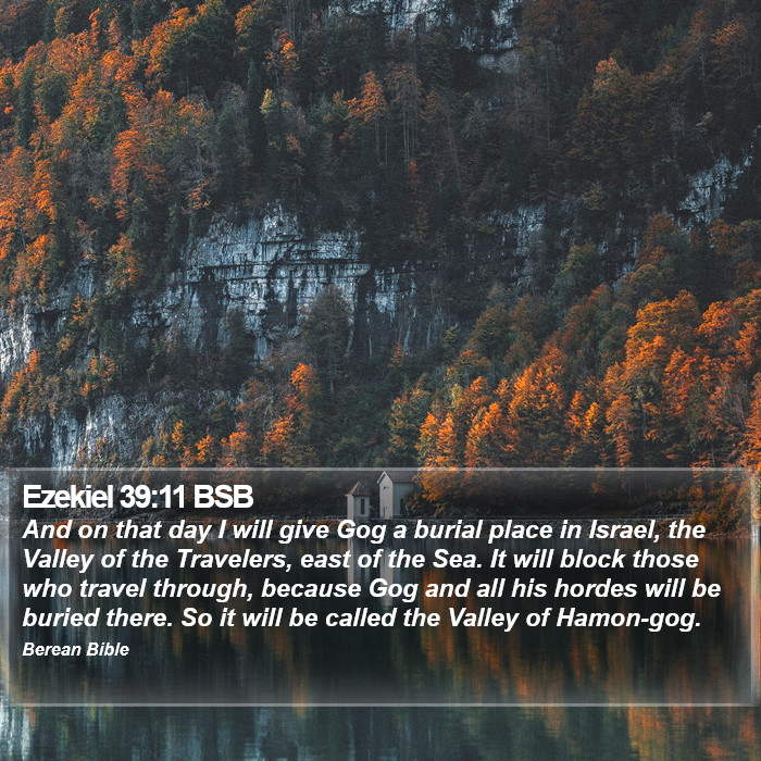 Ezekiel 39:11 BSB Bible Study