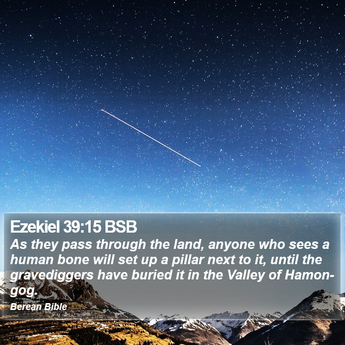 Ezekiel 39:15 BSB Bible Study