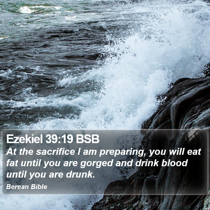 Ezekiel 39:19 BSB Bible Study