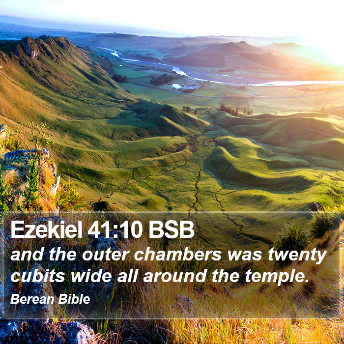 Ezekiel 41:10 BSB Bible Study