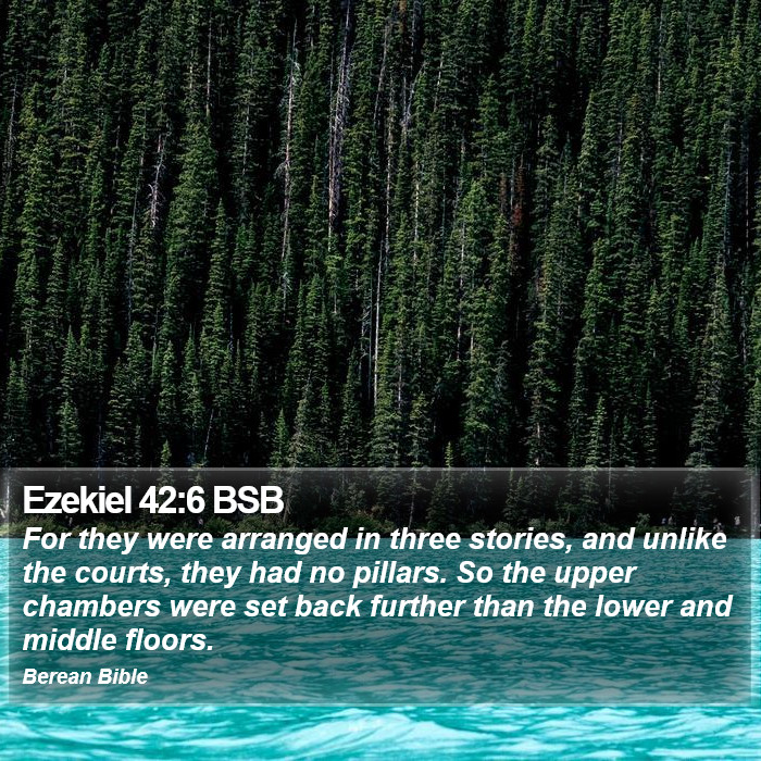 Ezekiel 42:6 BSB Bible Study