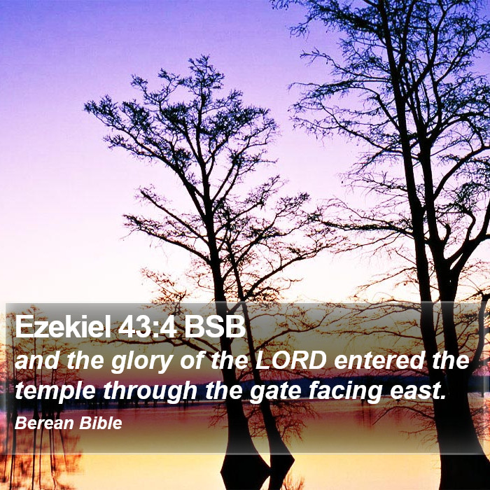 Ezekiel 43:4 BSB Bible Study