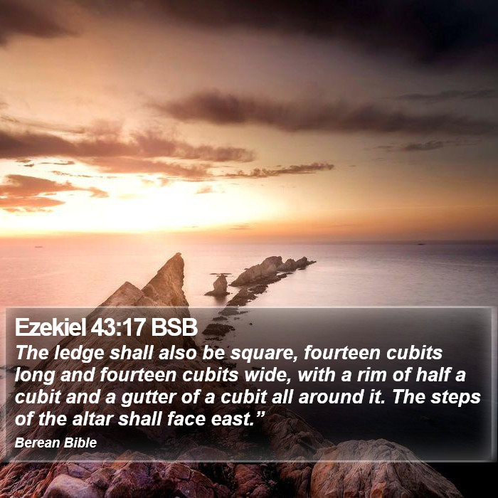 Ezekiel 43:17 BSB Bible Study